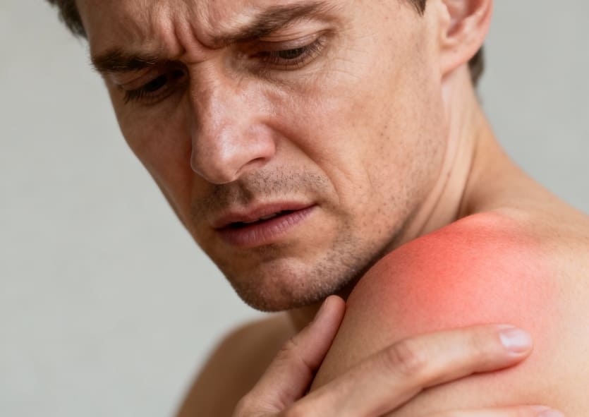 bruciore alle spalle