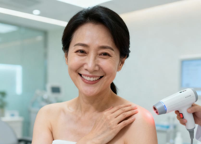 paziente soddisfatto dopo laserterapia spalla